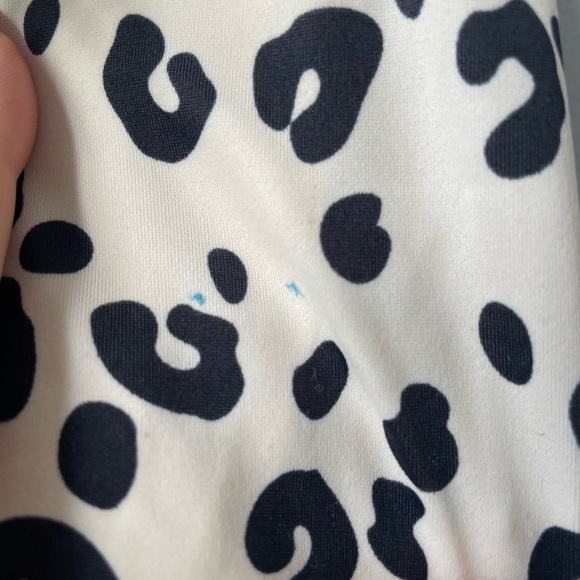 Baby Gap Cheetah Print Peplum Skirt One Piece Bathingsuit Size 5T - Picture 5 of 13